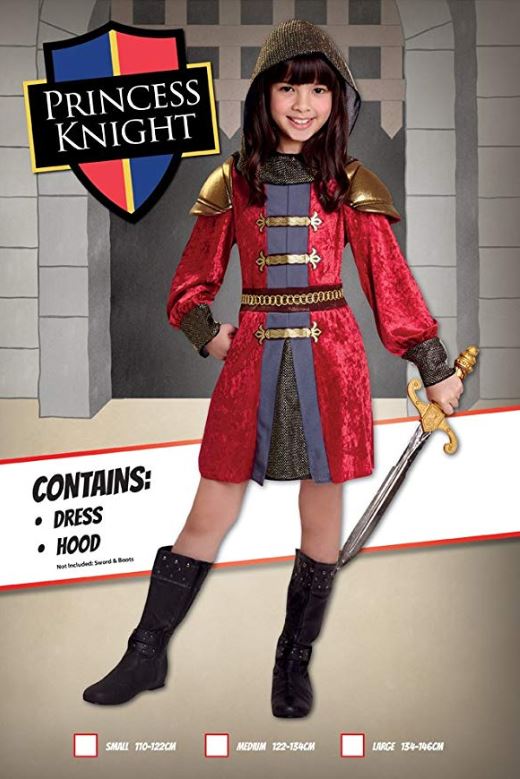 Costume de chevalier pour fille - Déguisement enfant fille